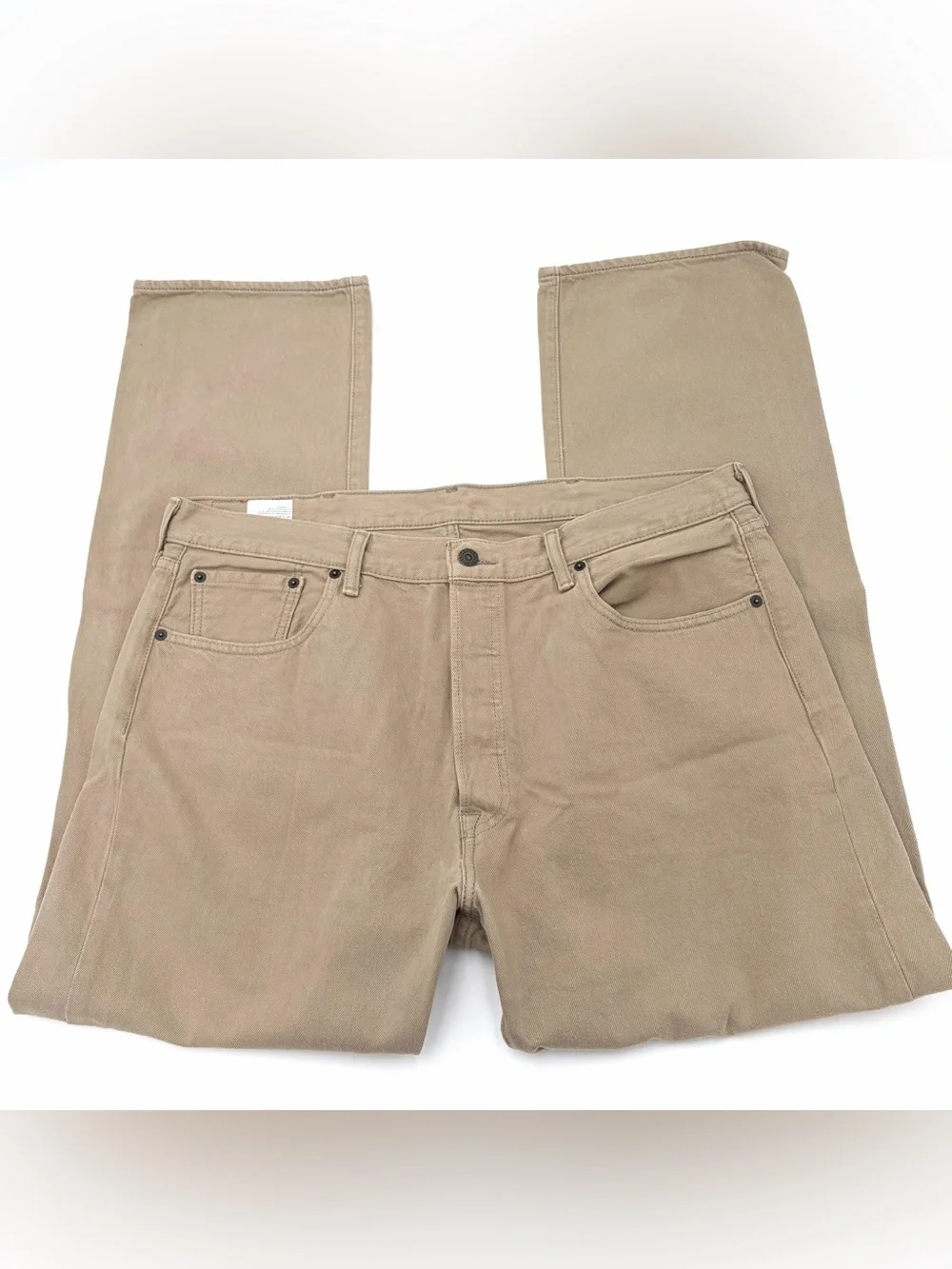 Levi's Tan Khaki Straight-Leg Jeans